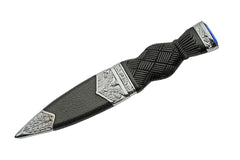 3.25-inch 420 stainless steel blade with partially serrated spine