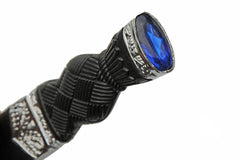 Intricate metalwork scabbard for the ceremonial sgian dubh