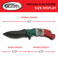 ABS handle with liner-lock and pocket clip detail