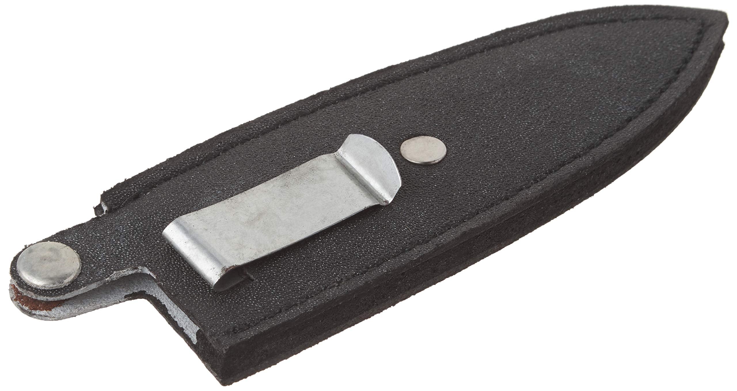 Clip-on sheath attached for safe carry