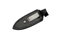 Outdoor-ready fixed blade with sheath