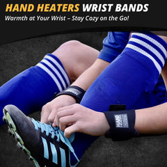 Wristbands provide 8+ hours of heat during outdoor activities with T Built.