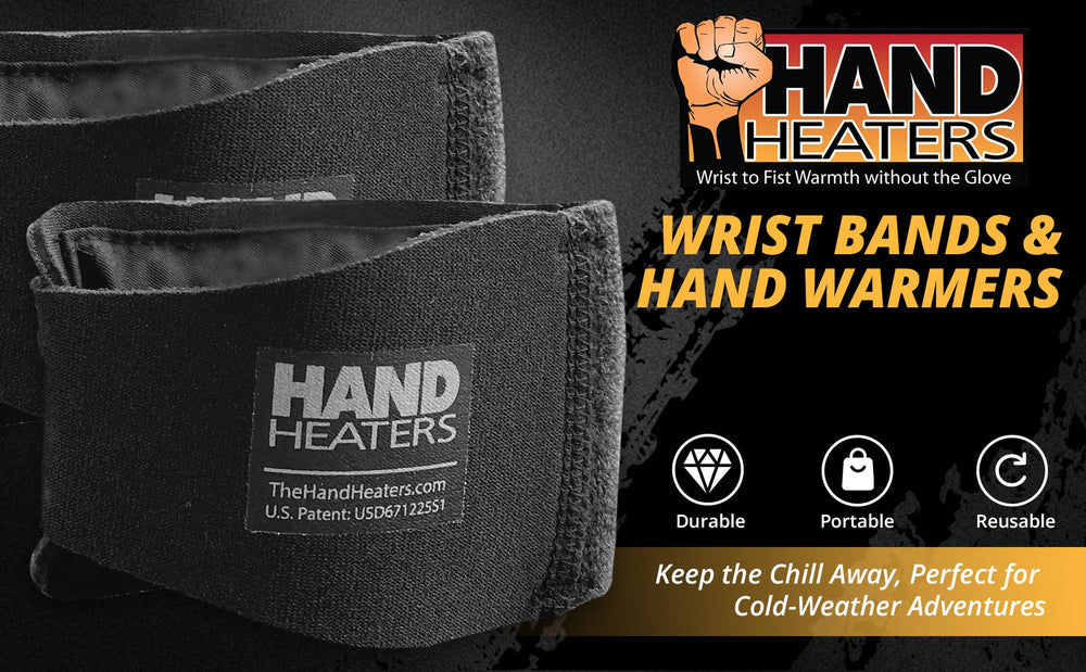 Gift-ready winter essential: T Built heated wrist wraps for warmth.