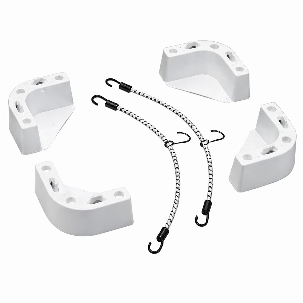 The T-H Marine CMK-1-DP corner bracket enables flush, space-saving deck mounting.