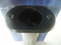 Bottom drain hole visible on T-H Marine Flat Top rod holder for drainage.