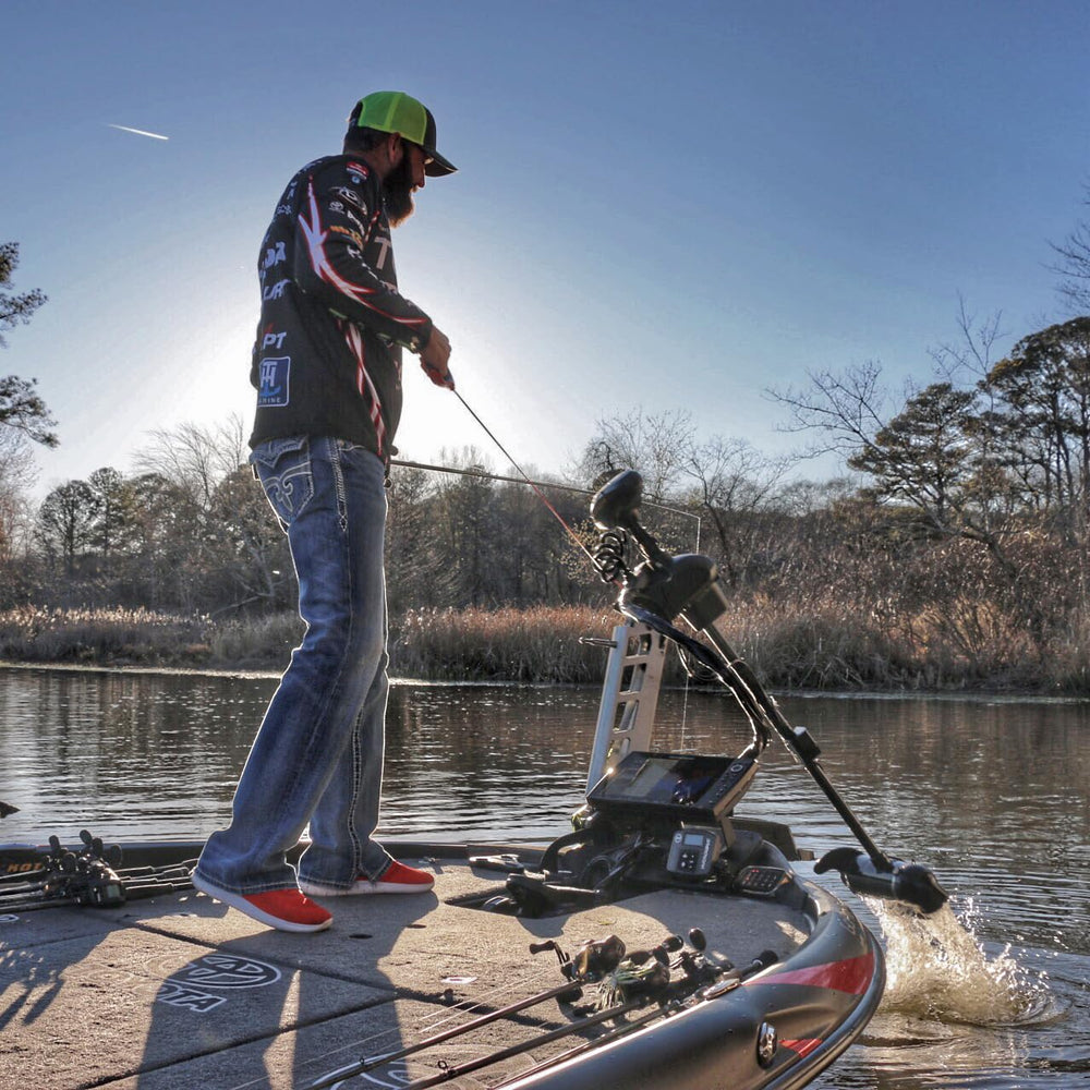 Durable red-tipped G-Force handle built for rugged use on the water