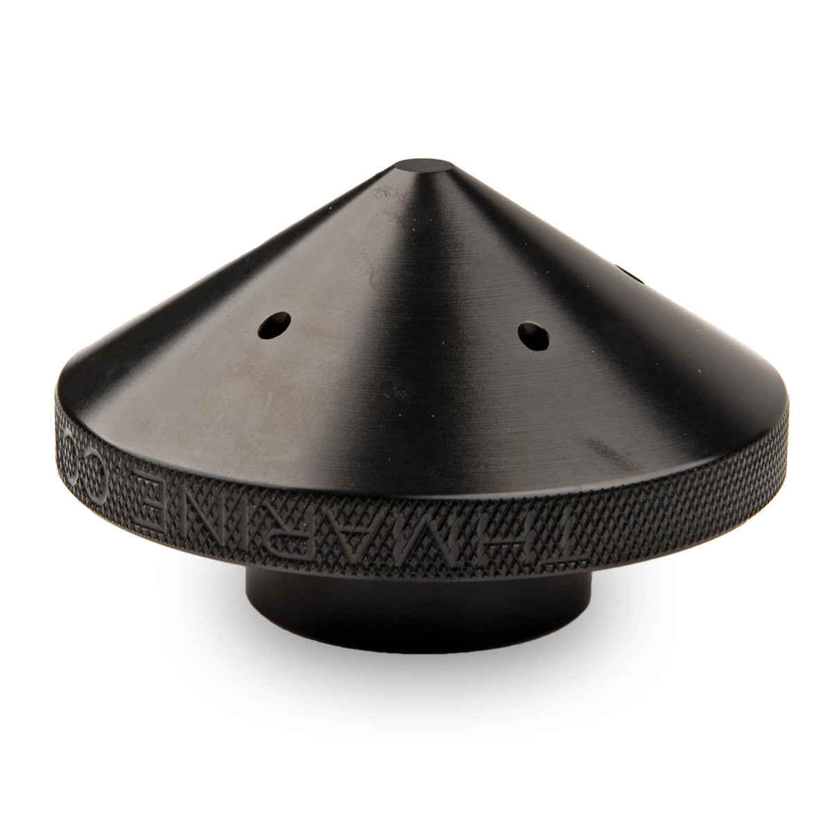 T-H Marine GFEL-MK-BK-DP prop nut close-up highlighting heat dissipation and vibration dampening.