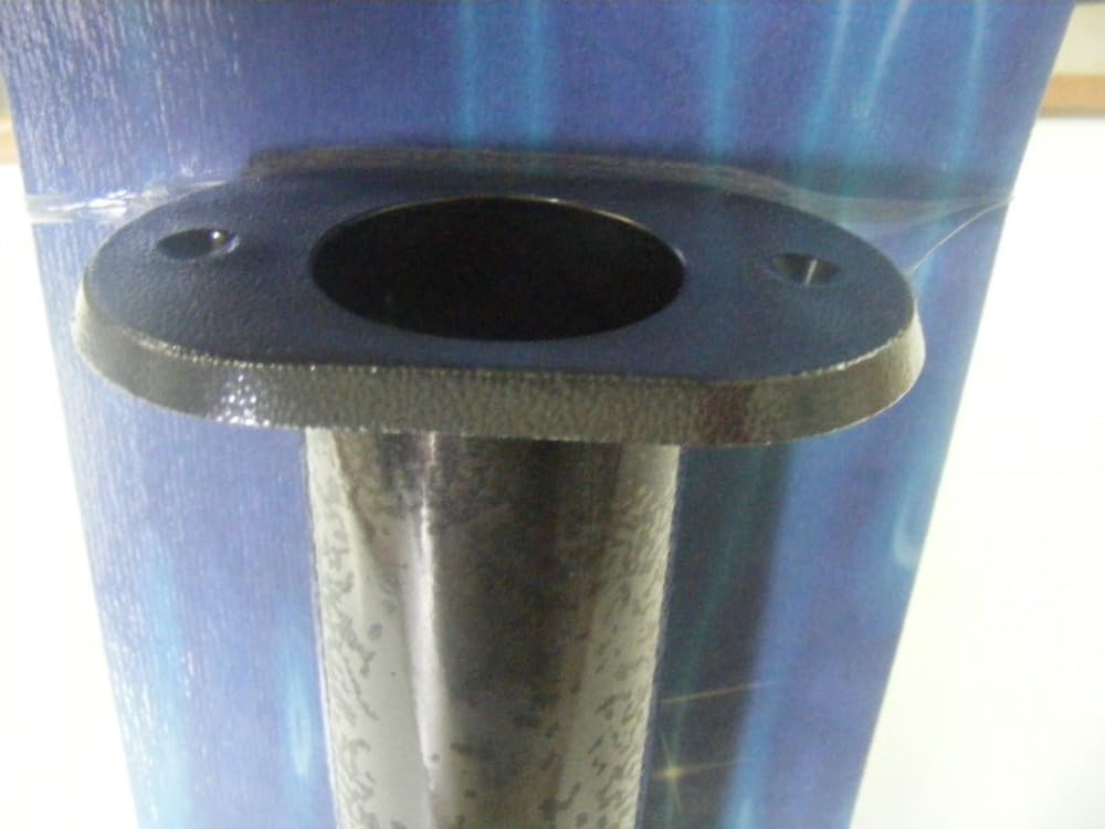One-piece construction of T-H Marine Flat Top rod holder simplifies installation.