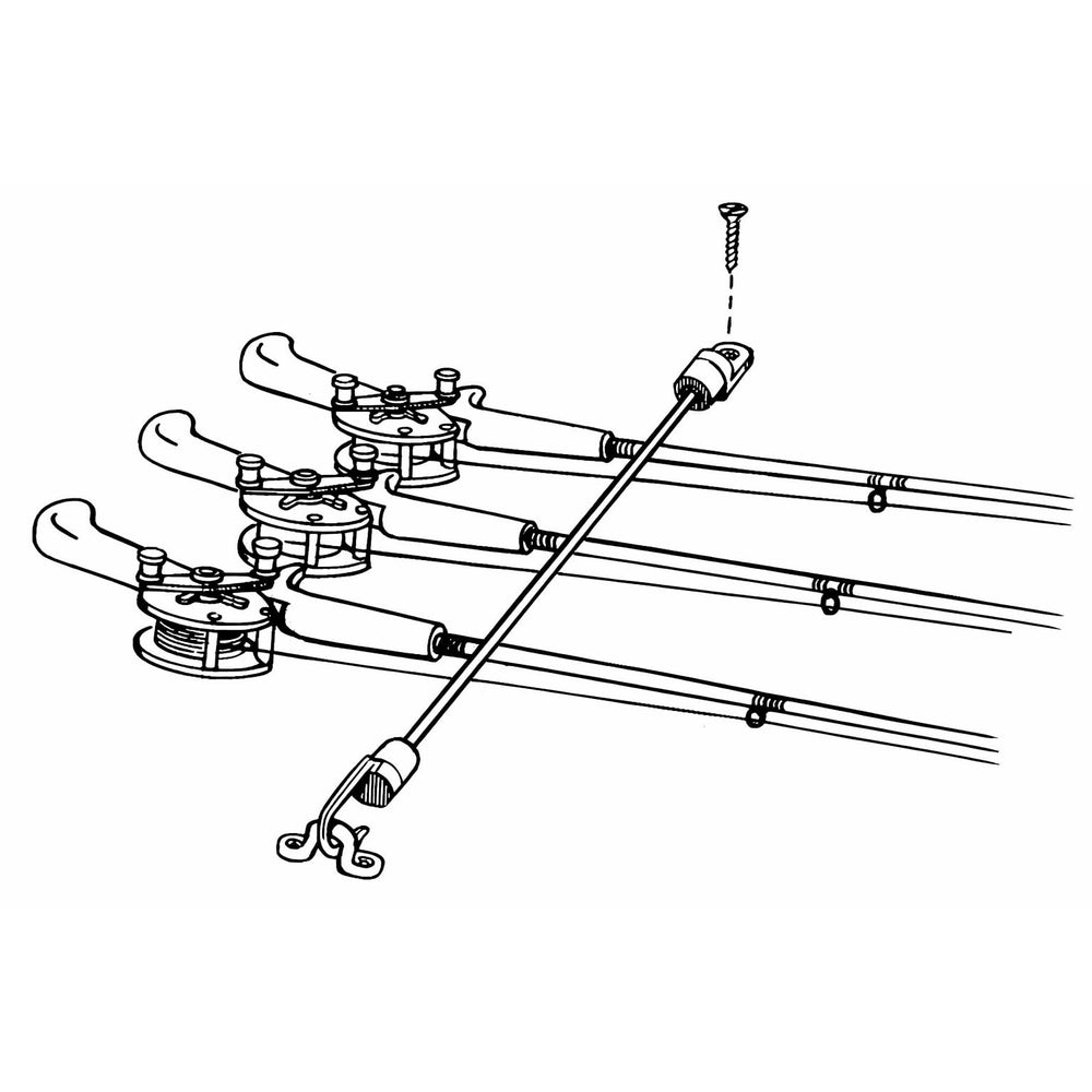 T-H Marine RHD-1-DP molded ends and hooks prevent corrosion and snagging.