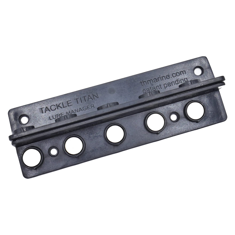 T-H Marine Tackle Titan lure change device enables fast, safe lure swaps.