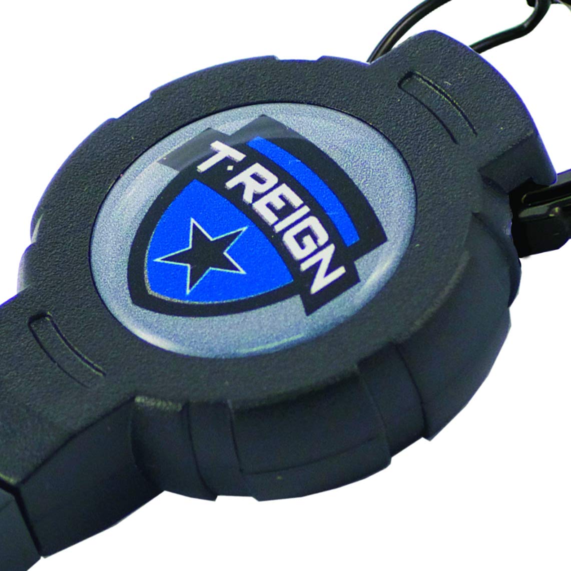 Gear tether attached to a belt loop with carabiner