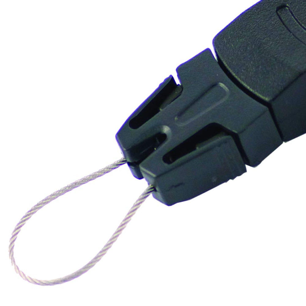 All-weather USA-made retractable gear tether branding and packaging