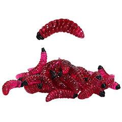 TABANA maggot soft baits in four color options for freshwater and saltwater fishing