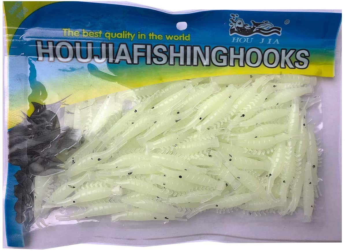 TABANA shad worm bait action submerged in water to attract crappie.