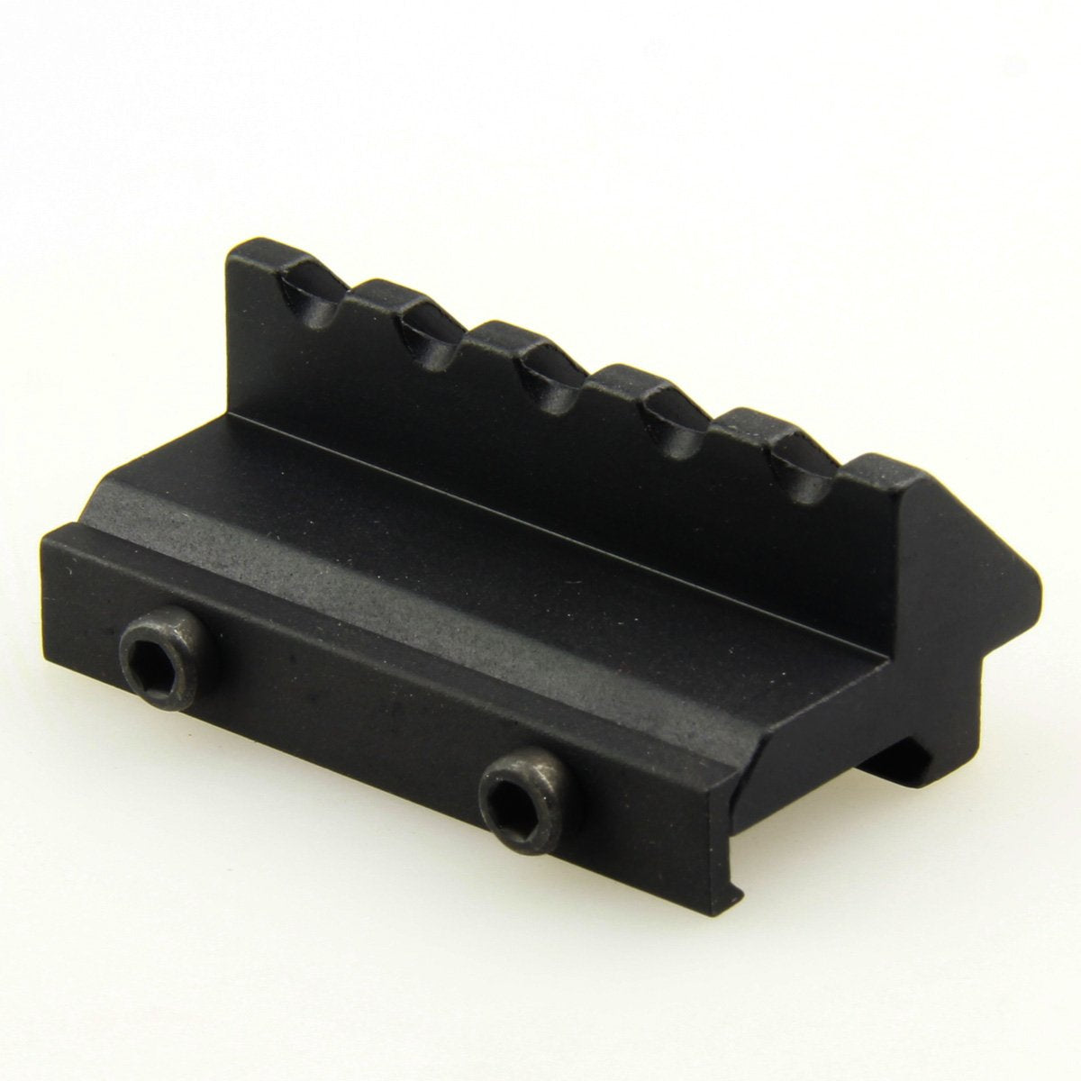 TACFUN aluminum offset mount with black anodized matte finish for rugged field use