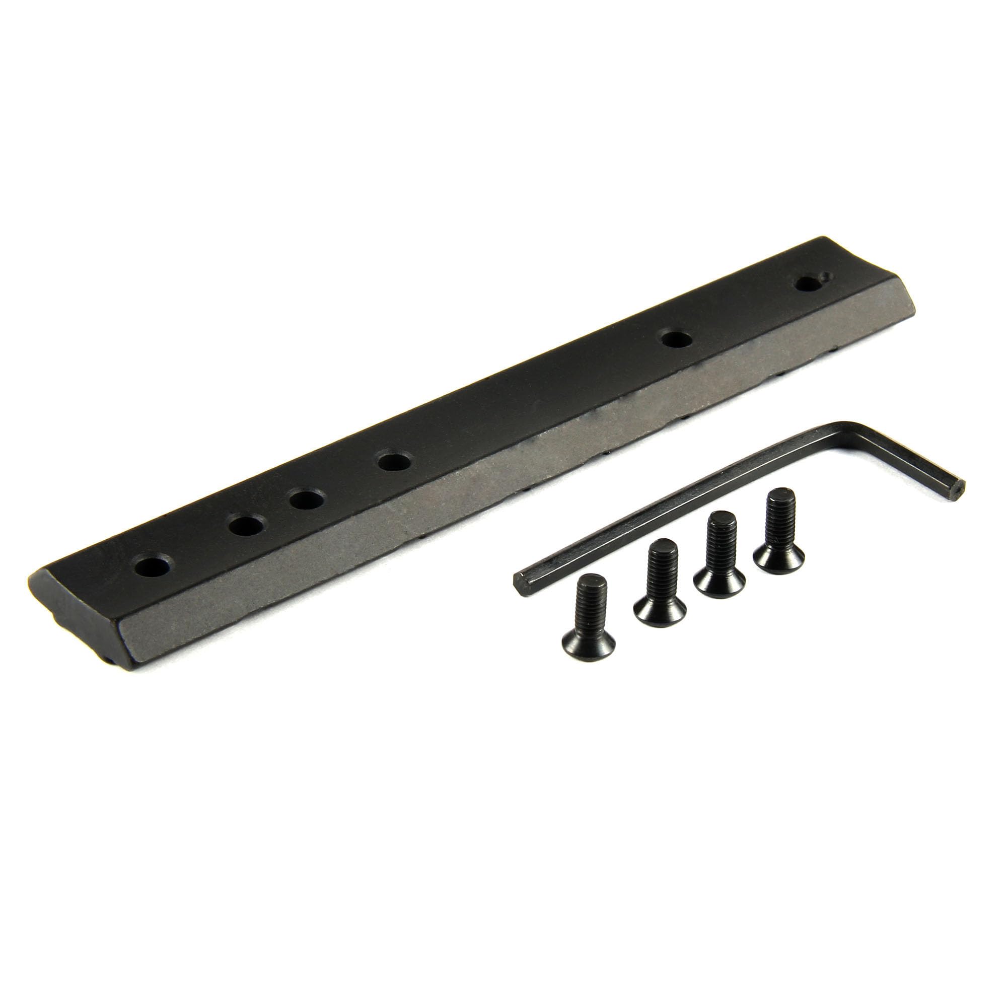 Matte black aircraft aluminum finish on TACFUN components for durability