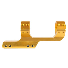 TACFUN gold mount installed on a Picatinny rail for fast mounting.