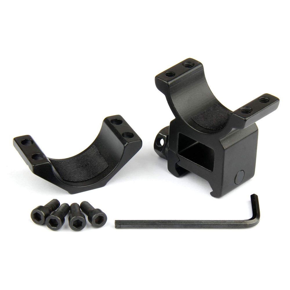 Universal compatibility with 21mm Picatinny/Weaver rails supports many scopes