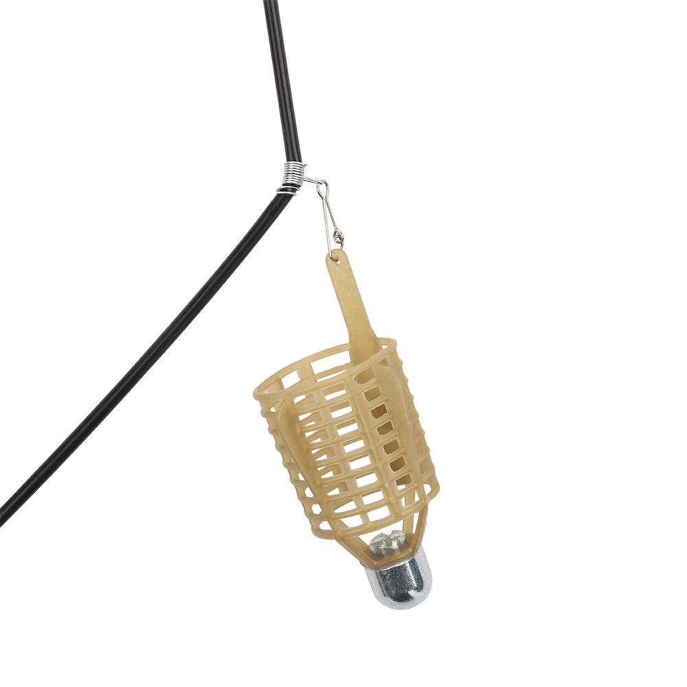 Shop image showing fish tackle accessories and feeder holder