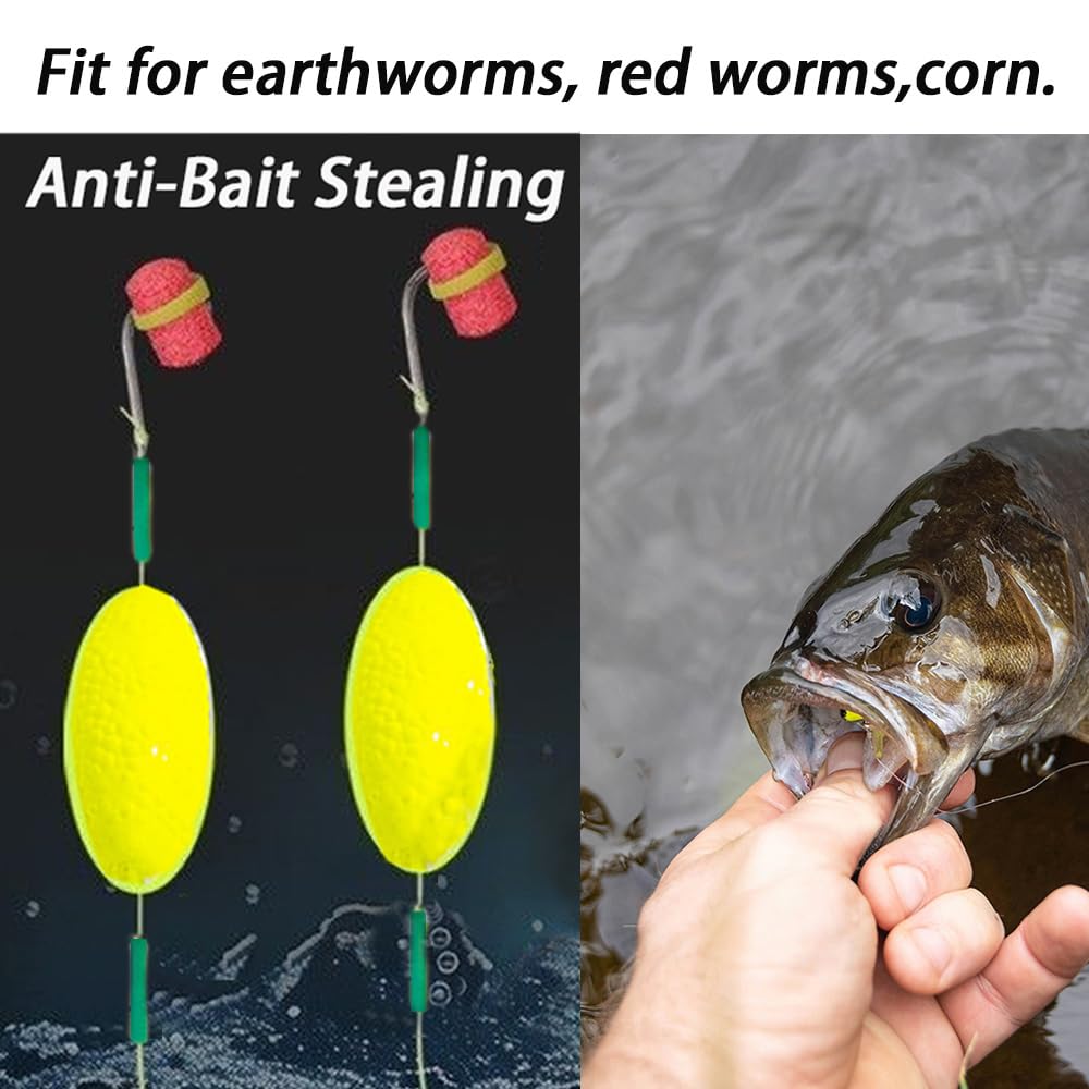 Tackle accessories: reverse bottom rig package includes 8 pieces