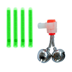 Tackle Beacon riverbank night fishing setup enhances visibility and strike readiness.