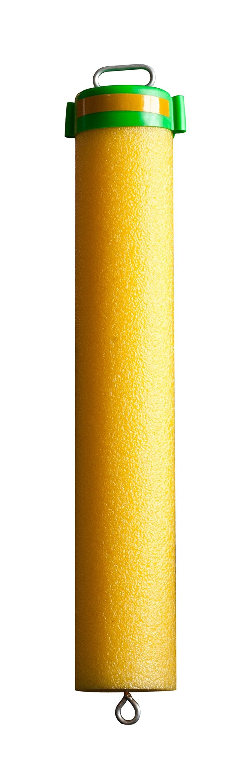 TACKLE BEACON Rod-N-Bobb's 17-inch yellow fishn' noodle for quick bite detection.