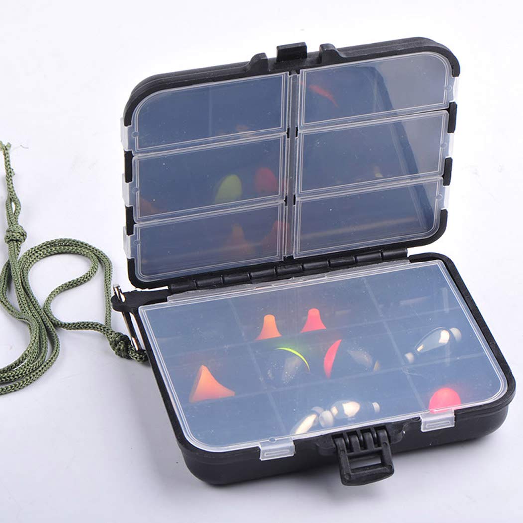 Tackle box dimensions 12 cm by 9.5 cm by 3.3 cm