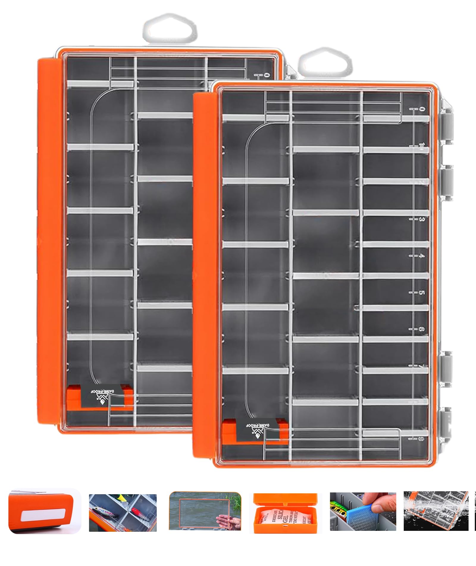 Dual-pack tackle boxes with closed lid (3600/3700)