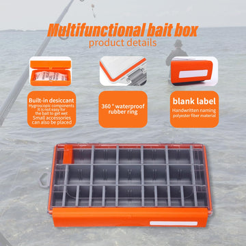 Close-up of locking latch on waterproof tackle box