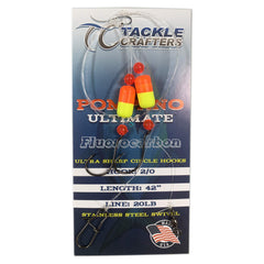 Tackle Crafters Pompano rig with 42-inch length for longer casts.