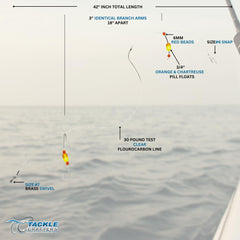 Tackle Crafters Pompano rigs circle hook design improves hookups.