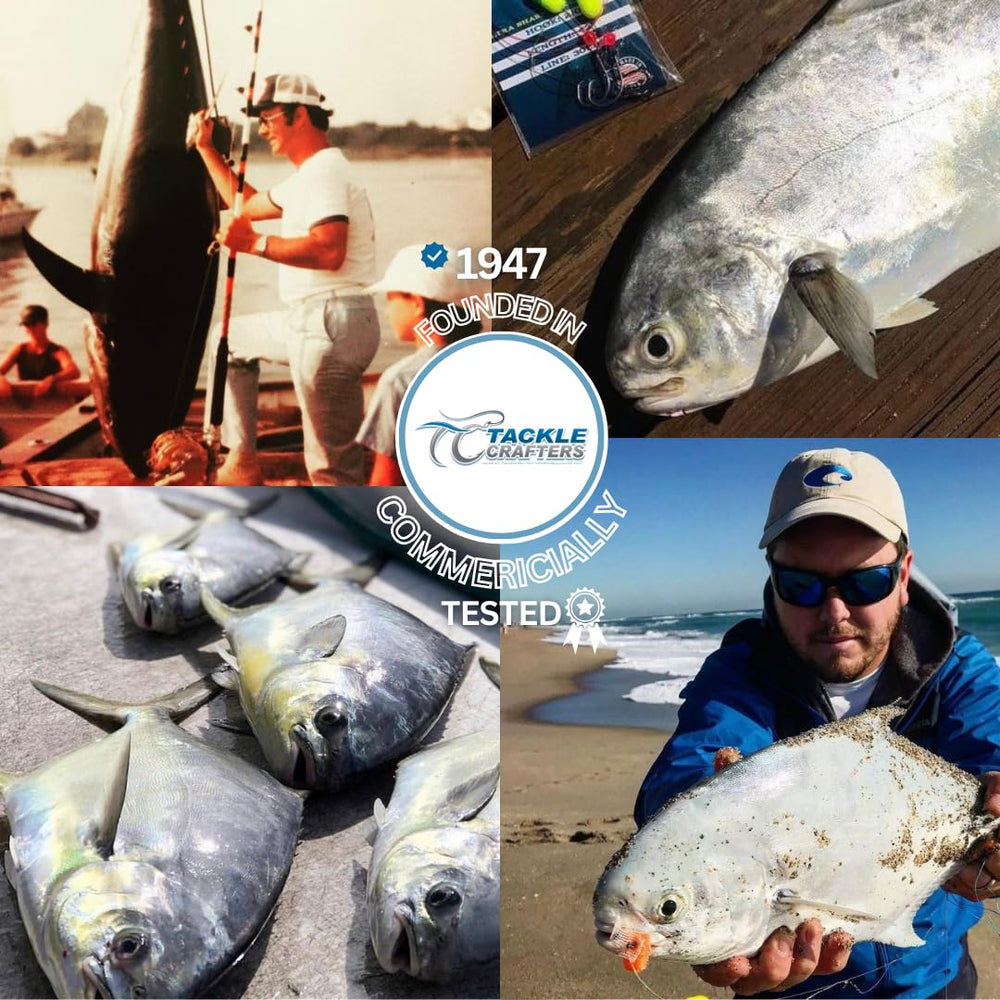 Tackle Crafters Pompano rigs modern design adds style.