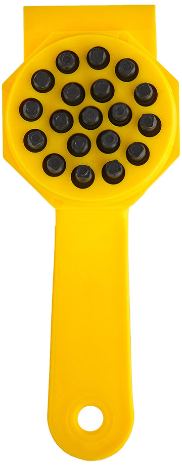 Tackle Factory Big Norm-Feets 88111 fish scaler at ergonomic angle for comfortable use.
