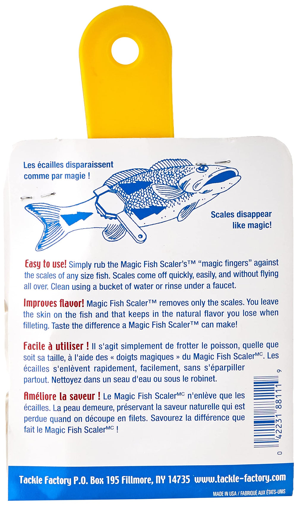 Tackle Factory Big Norm-Feets 88111 packaging shows compact dimensions for easy storage.