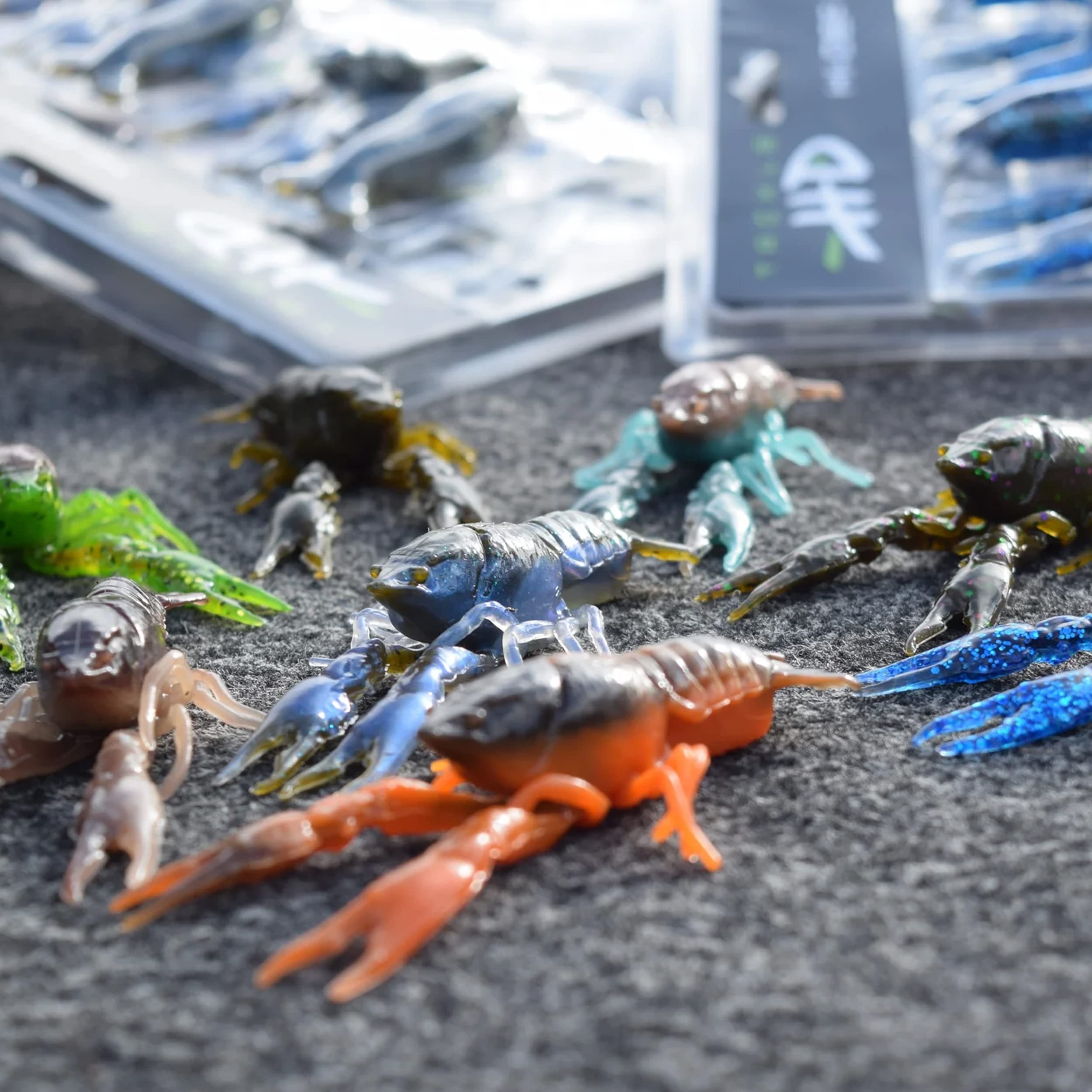 Eight-lure Tackle HD package display for versatile freshwater fishing options.