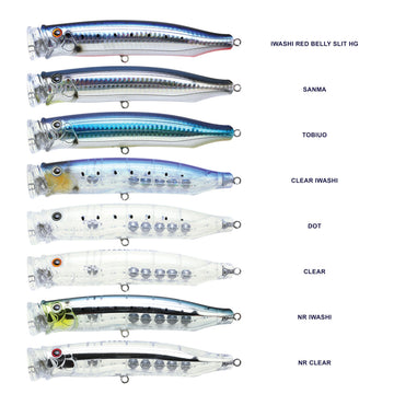 Tackle House Feed Popper 150 ring detail emphasizing sturdy H#8 connection