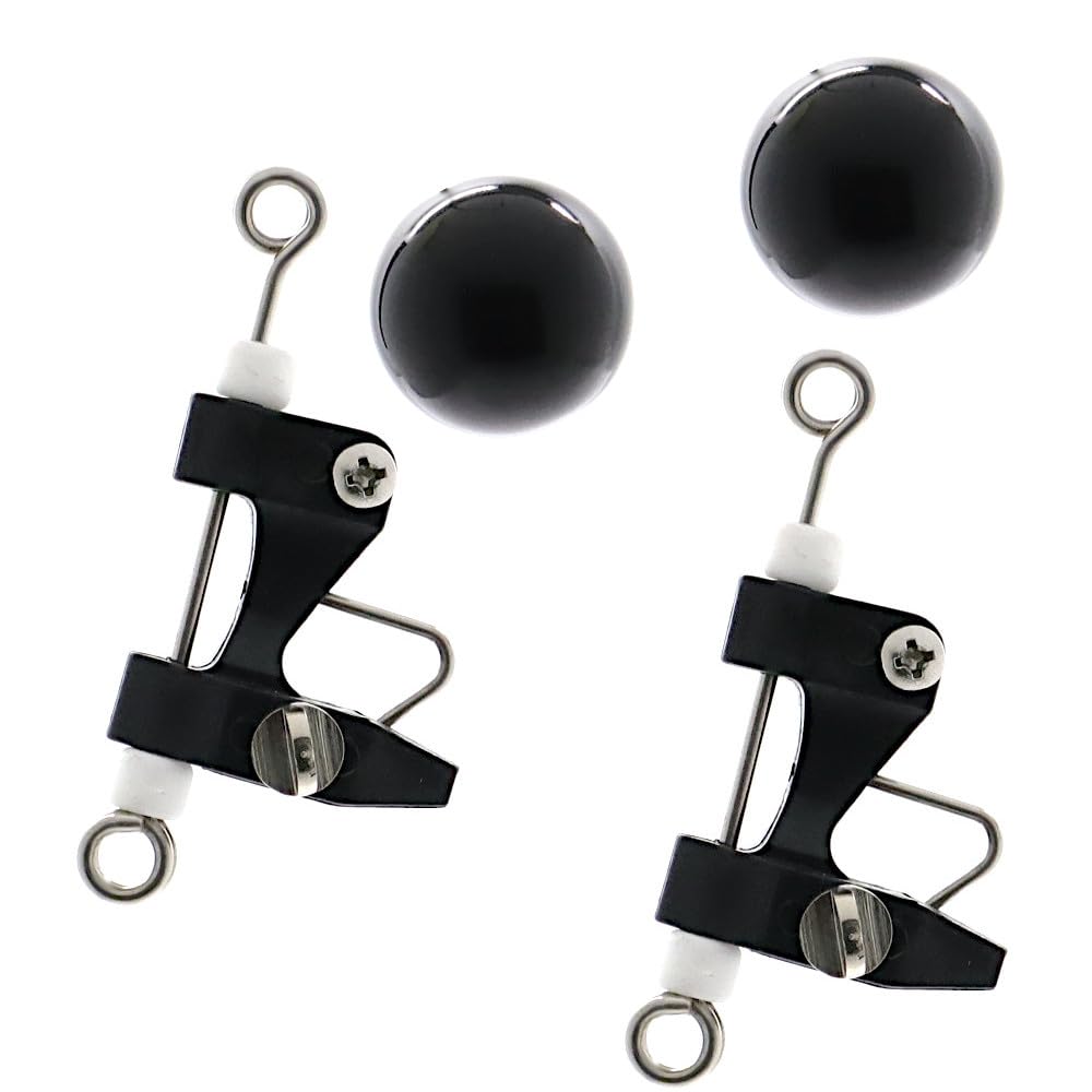 Tackle Room Fishing Supply release clips outriggers, front view, showcasing durable performance in saltwater setups.