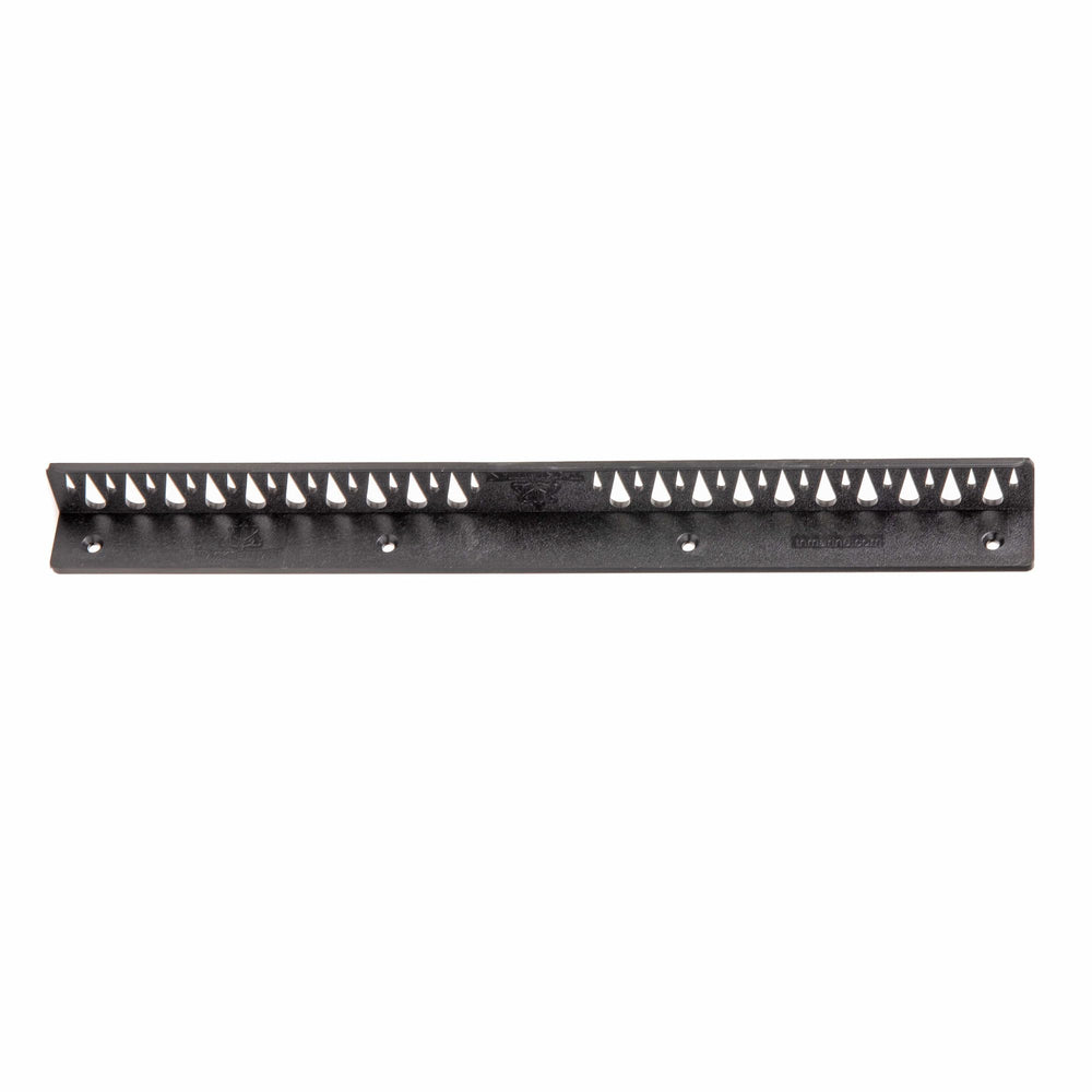Front view of T-H Marine Tackle Titan Lure Rack in black