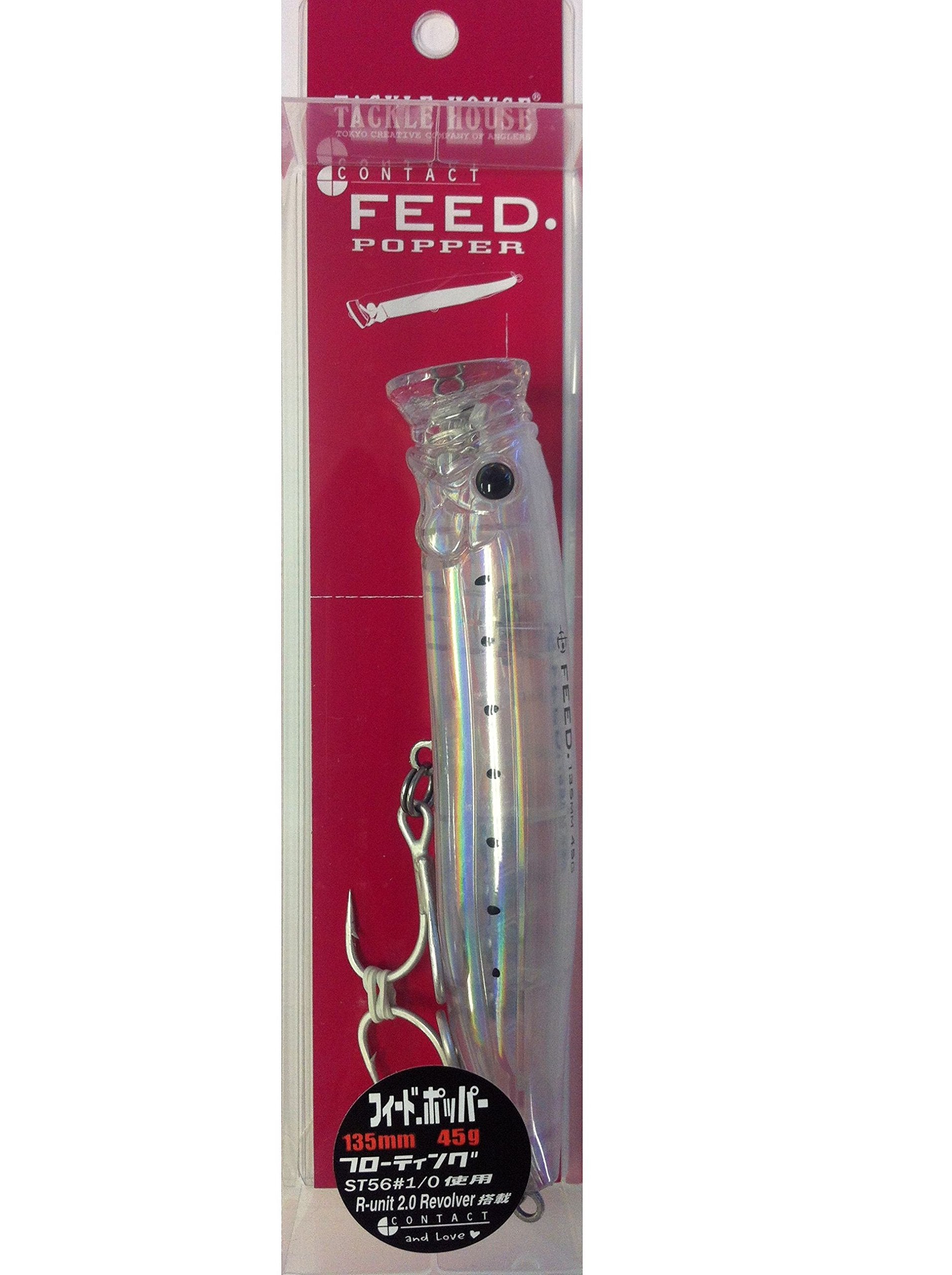 Tackle House CFP135 Popper front view for long, accurate casts