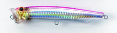 TackleHouse CFP150 pink back slit popper designed for shore and offshore fishing