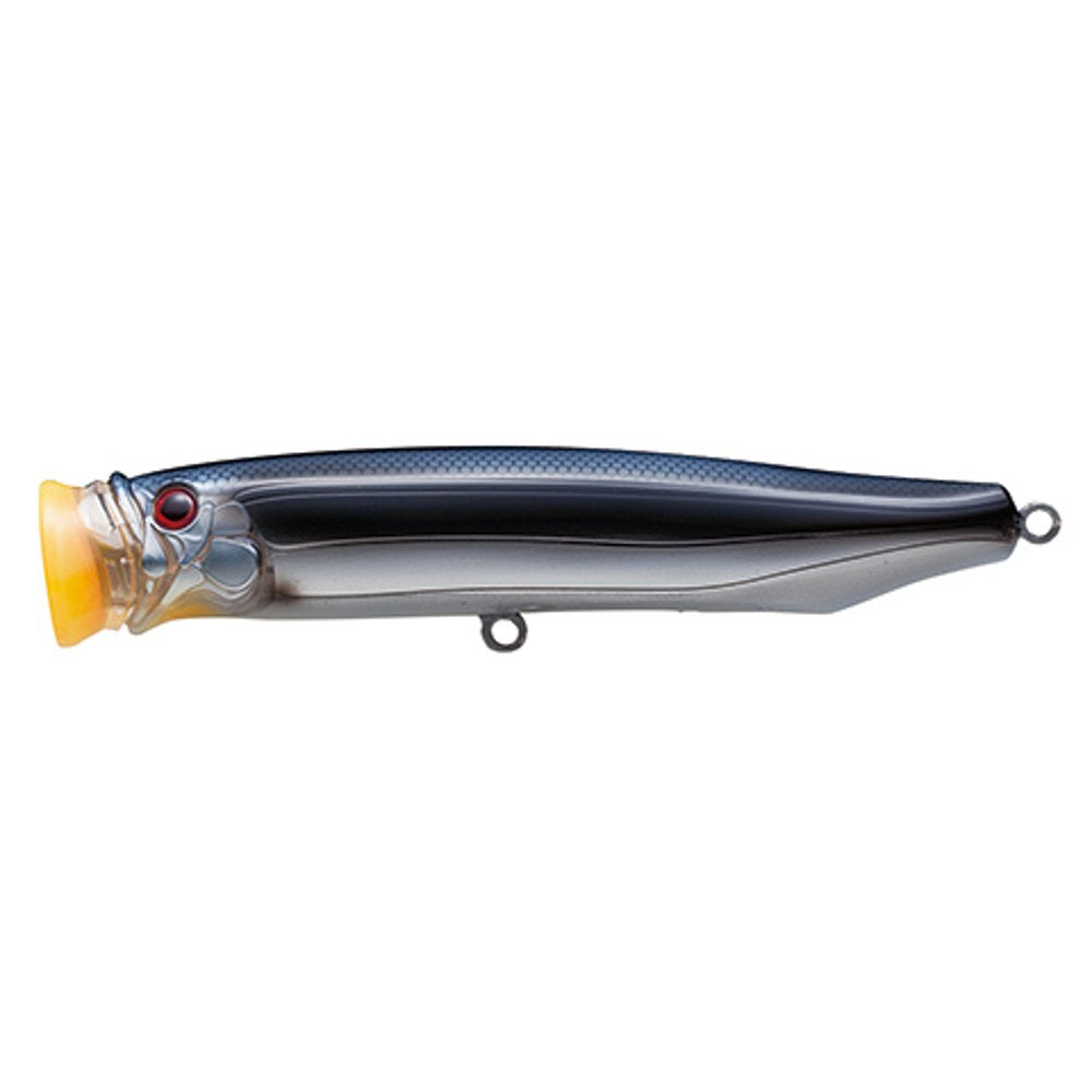 Tackle House CFP150 Popper in Silver Black HVC #23 for shore popping action.