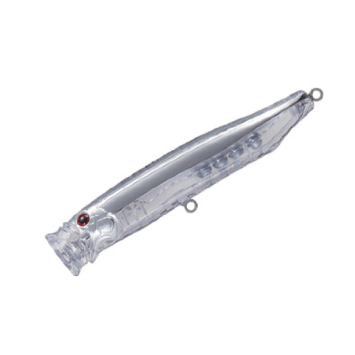 Tackle House CFP175 NR5RPA2023 NR Clear popper shows reflective flashes for surface strikes.