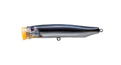 Tackle House CFP175 side view, silvery-black popper designed for long casts.