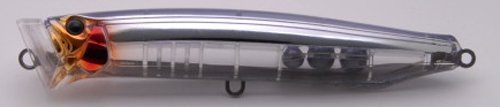TackleHouse Popper CFP150 5.9-inch on water, delivering a crisp surface pop for accurate casting.