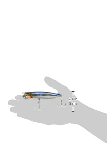 TackleHouse Popper angled shot emphasizes light weight for accurate fishing.