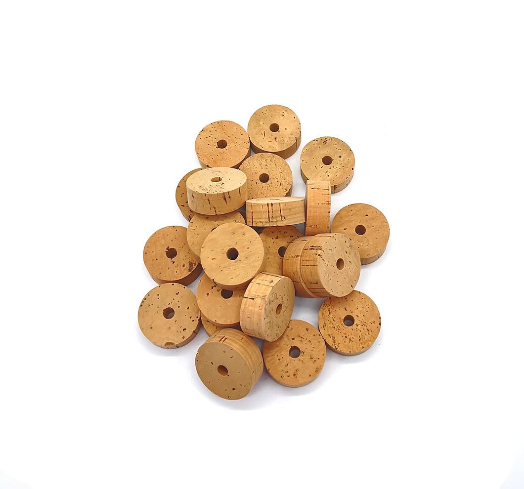 TackleZoom rod cork ring close-up highlights its 6 mm bore for easy installation.