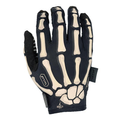 TACLAB Reaper Black Skeleton Gloves front view showing breathable, flexible design for quick hand movements