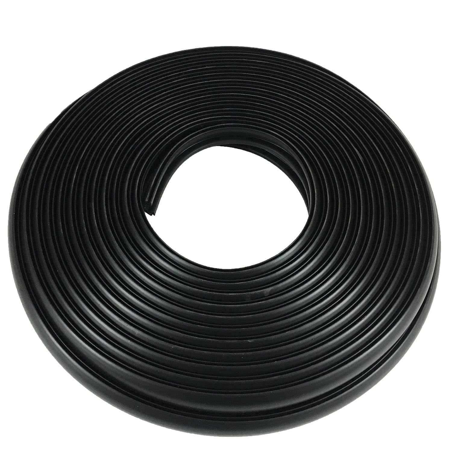 TACO Marine flexible vinyl inserts, front view, cushion protects rub rail during docking.
