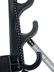 Heavy-duty bungee cord securing rods in place