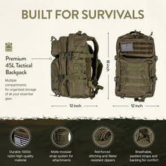 TacPreps 72-Hour Survival Kit cookware set enables quick meals outdoors